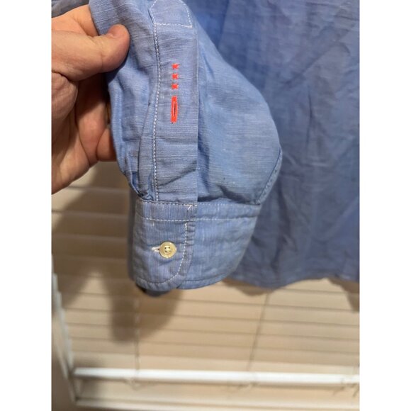 Scotch‎ & Soda Linen Blend Button Up Shirt - Size XL - Picture 5 of 5